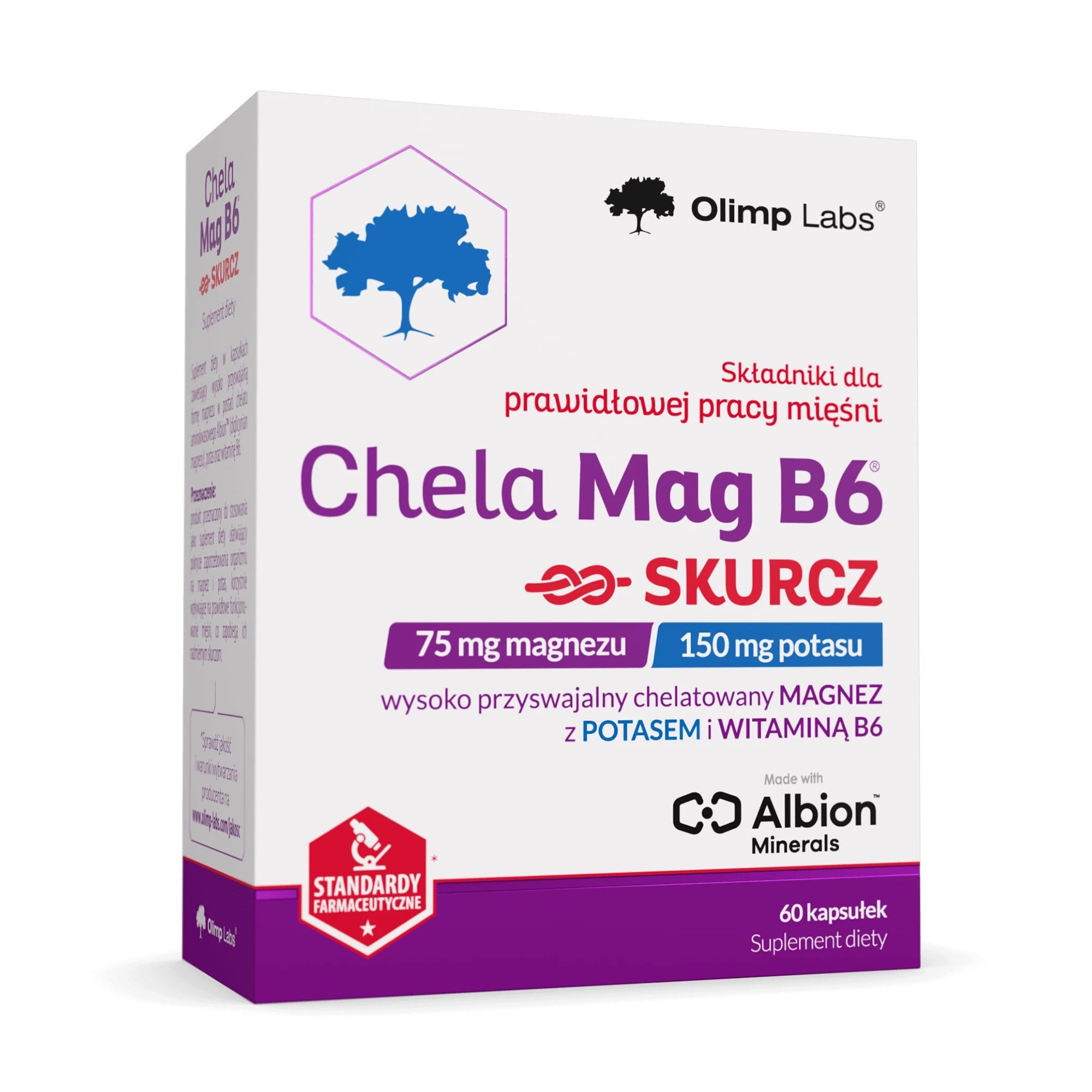Магній та вітамін В6 Olimp Sport Nutrition Chela Mag B6 Skurcz, 60 капсул